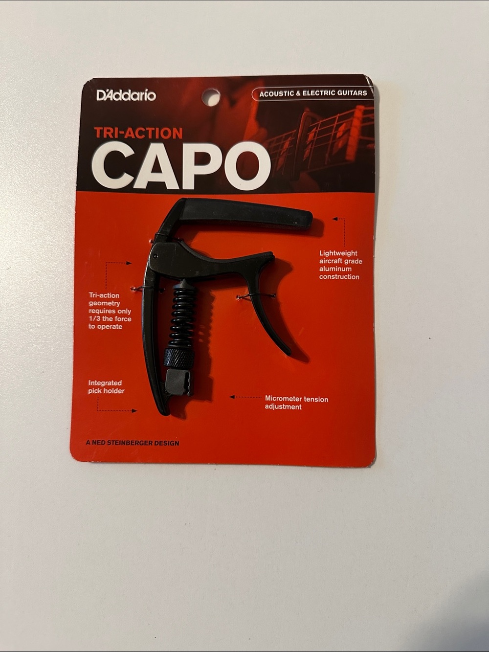 Tri-Action Capo — Black